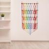 Stuffed Animal Net Macrame Stuffed Toy Net for Kids Bedroom Home Living Room Rainbow