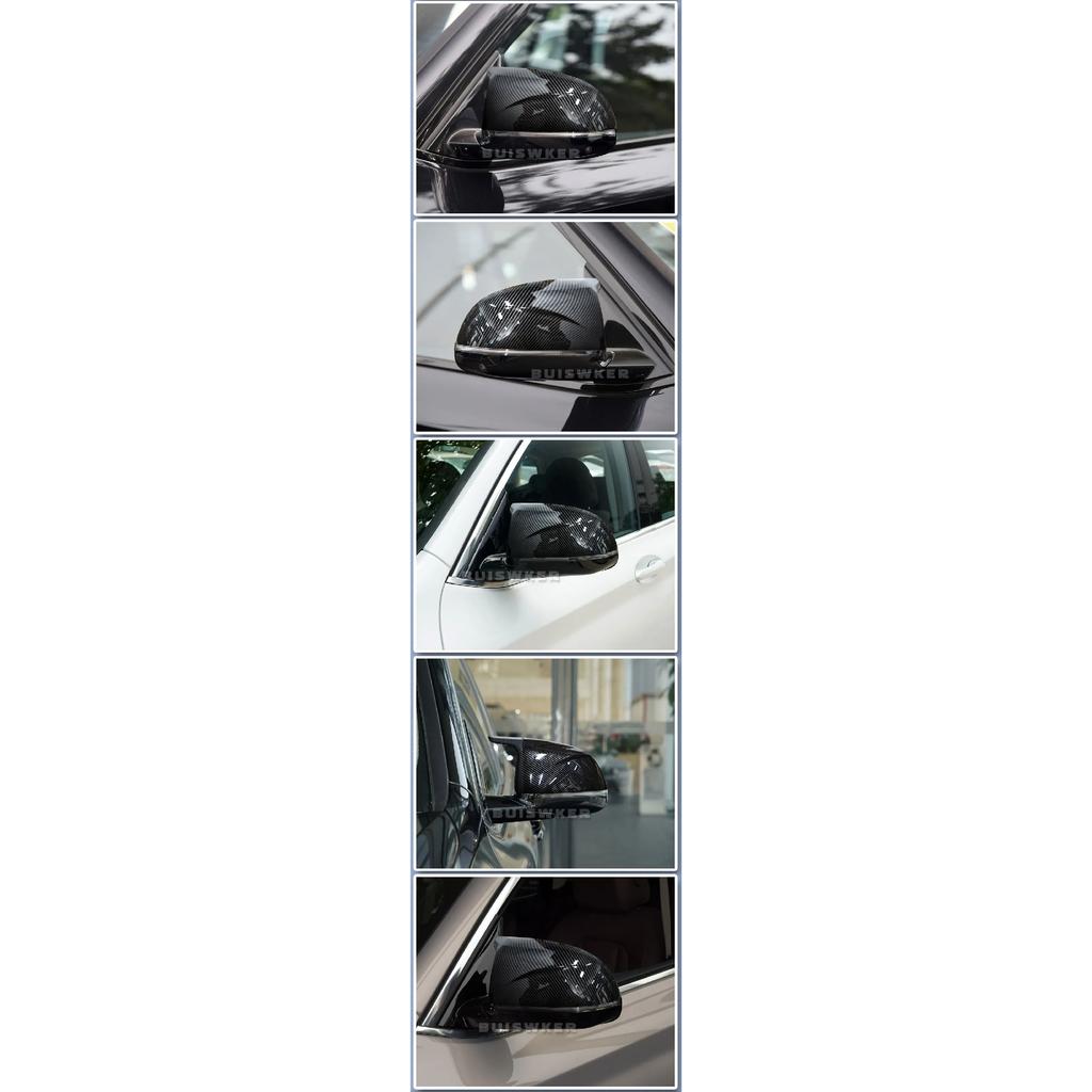 2 ks Lesklé čierne karbónový vzor Kryty spätných zrkadiel Škrupina Náhrada pre BMW X3 G01 ix3 X4 G02 X5 G05 X6 G06 X7 G07