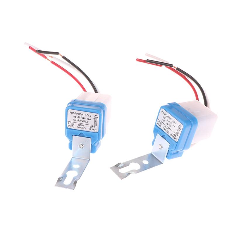 Automatic On Off Photocell Street Lamp Light Switch Controller Dc Ac 12/24/110/220V 50-60Hz 10A Photo Control