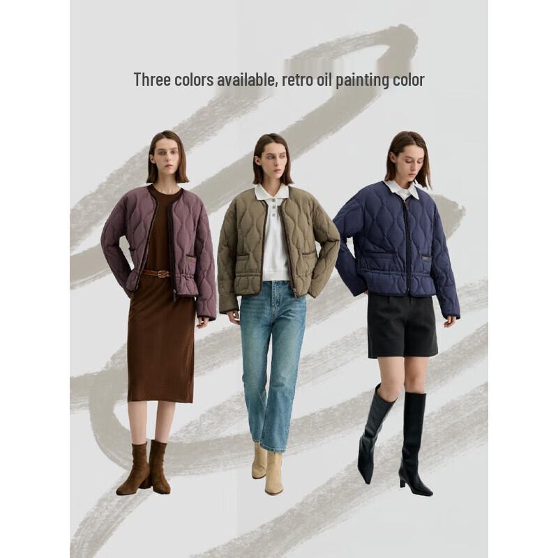 Bingjie Women's Solid Short Down Jacket J5300JI30D