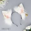 Handmade Cute Plush Animal Ears Cosplay Comic Show Punk Headband Spice Girl Headgear European and American Style Hair Accessories
