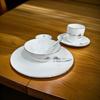 Luxury Lightweight Bone China Tableware Set - Thin, Durable Ceramic Plates, Bowls & Dishes for Hotels and Homes