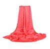 [BYSIFA] Chinese Silk Scarf Winter Women Long Satin Scarf Shawl Luxury Wine Red Scarves Simple Muslim Plain Head Scarf 180*90cm
