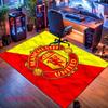Round MUFC Rug Carpet Rug for Living Room Bedroom Home Sofa Decoration,Kids play Nonslip Floor Mat