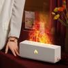Flame   Diffuser 3D  place Apprance Multi Colored   Automatic Power Off   320ml Silent Flame Mist   Humidifier for Bedroom