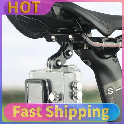 Sattelbügel Lampe Konvertierungsadapter Aluminiumlegierung Sattel Action-Kamera Halterung Verstellbar für Gopro Fahrrad Action-Kamera