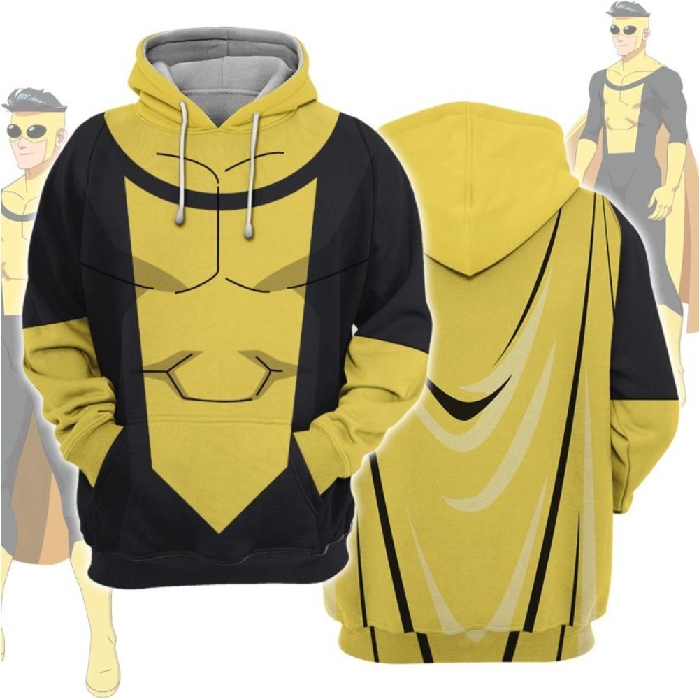 Invincibl Anime Hoodie Invincibl Hoodie Streetwear Hooded Sweatshirt Men Women Cosplay Sports