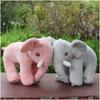 New Cute Elephant Plush Toy 20Cm - Soft Stuffed Animal Doll With Hanging Rope, Window Decoration, Gift For Birthday Christmas