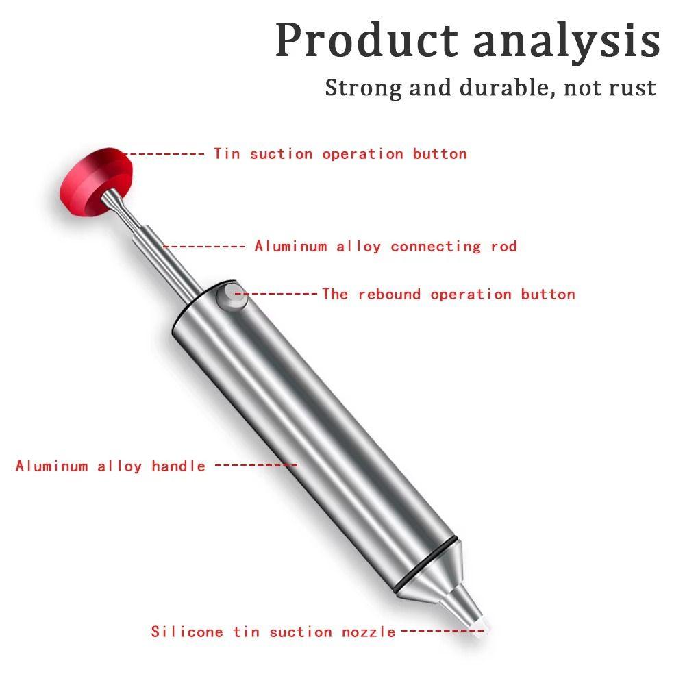 Anti-Skid Tin Absorber Desoldering Pump Tin Remover Large Solder Sucker  Electric Solder Iron