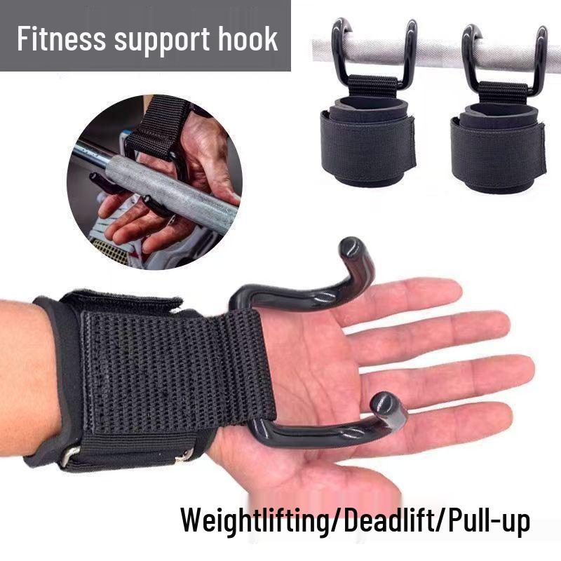 Weightlifting Wrist Hooks for Enhanced Strength Training Without Hand Support