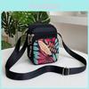 Mini crossbody kabelka z nylonu pro ženy se zapínáním na zip pro běžné nošení