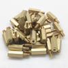 M3 To M2 Hexagonal Copper Stud for Circuit Board Support and Isolation