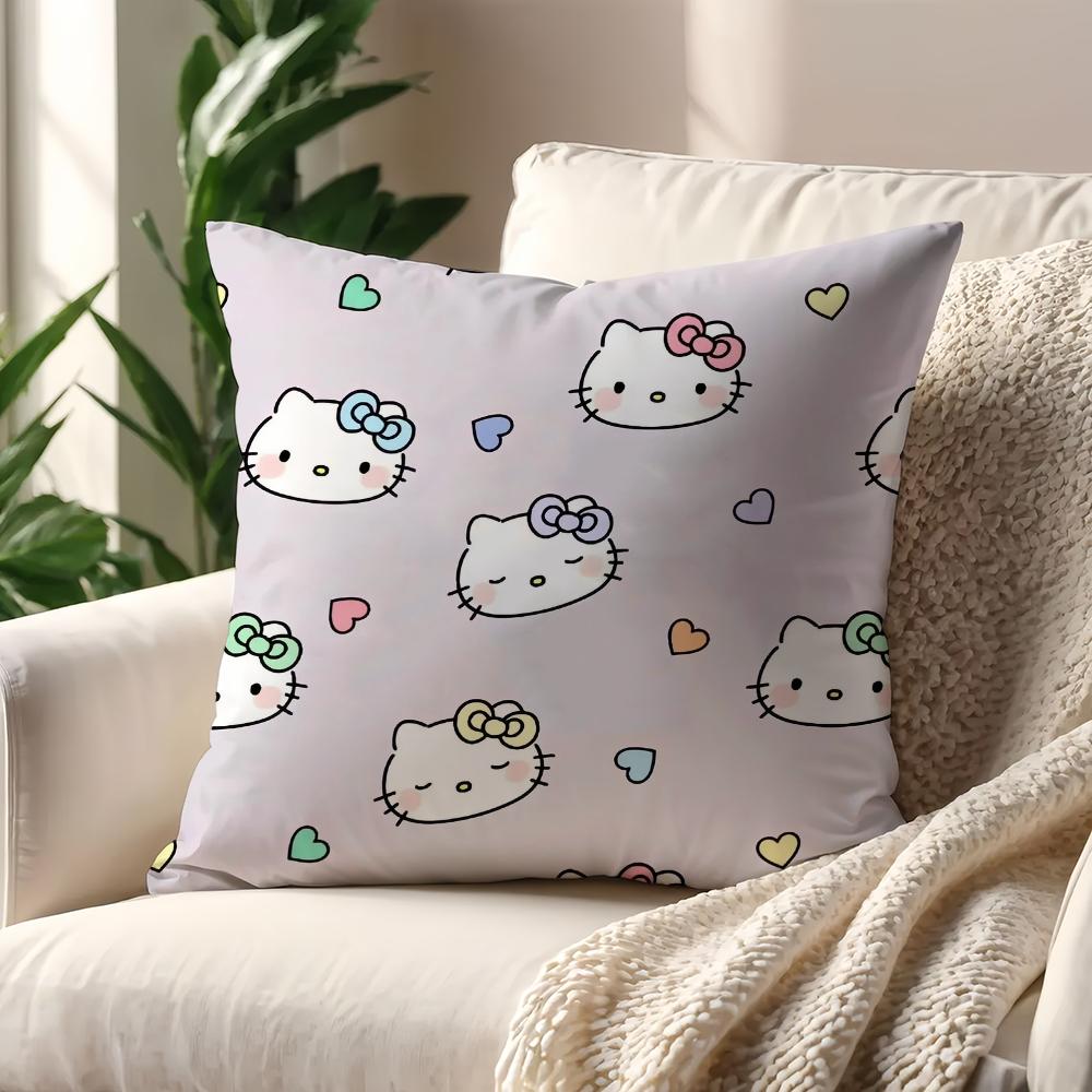 Hello KKittyS Cute cushion cover For Pillow Printing Sofa Decoration Home Car Room Coffee Shop Office Nordic Simplicity
