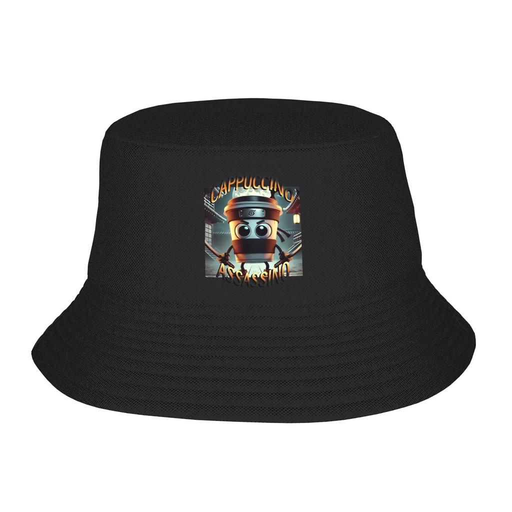 Hip Hop Tung   Sahur Italian Brainrot Meme Bucket Hats Unisex Lightweight Outdoor Sport  Fishing  Sun Hat