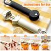 Multi-Function Bottle Opener Retractable JarOpener Stainless SteelThickened Handle Adjustable Screwer Labor-Saving Kitchen Tools
