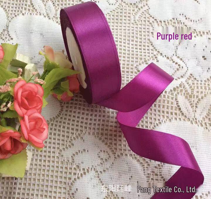 2cm Silk Satin Ribbon for Gift, Cake Decoration, Floral Arrangements, Bows, and Badges.