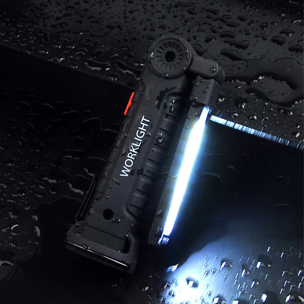 Multifunctional Folding Work Light Portable Camping Light USB Rechargeable Flashlight With Built-in Battery Magnetic Lamp