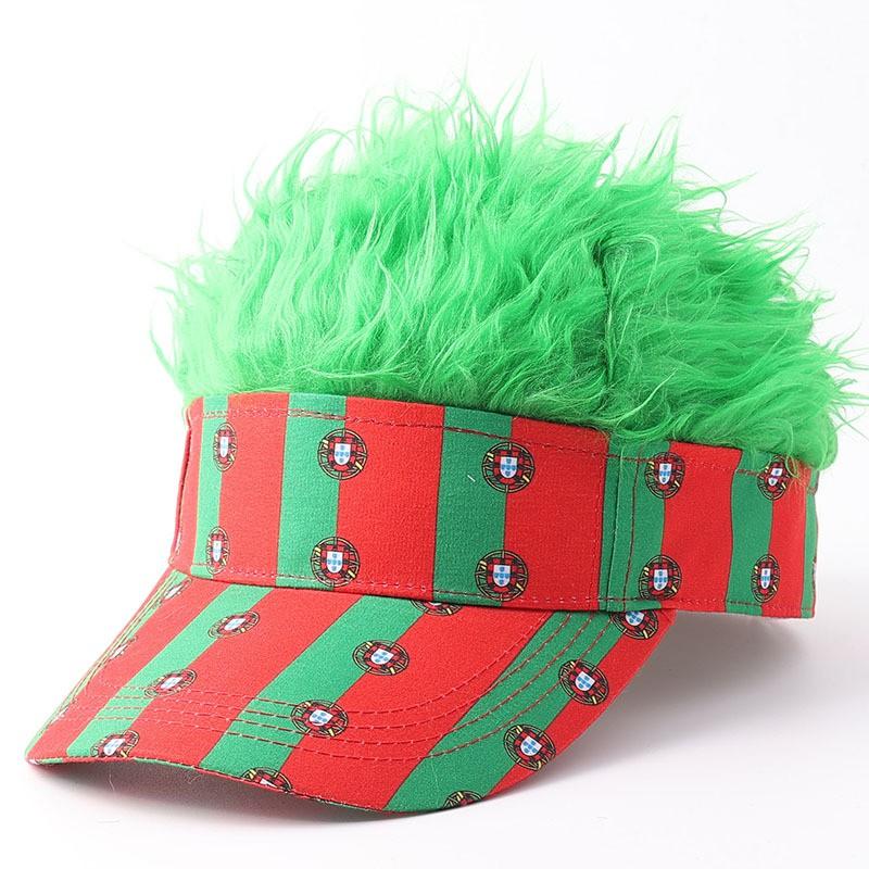 Flag Style Baseball Cap Fashion Star Maple Leaf Sun Hat Adjustable Breathable Streetwear