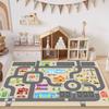 Game Carpet City Road Traffic Parking Lot Printed Floor Mat Children's Tenant Hall Anti Slip Foot Mat Home Decoration