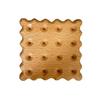 Insulation Pad Coaster Home Cute Biscuit Shaped Original Minimalist Professional Finish Smooth Solid Wood Design