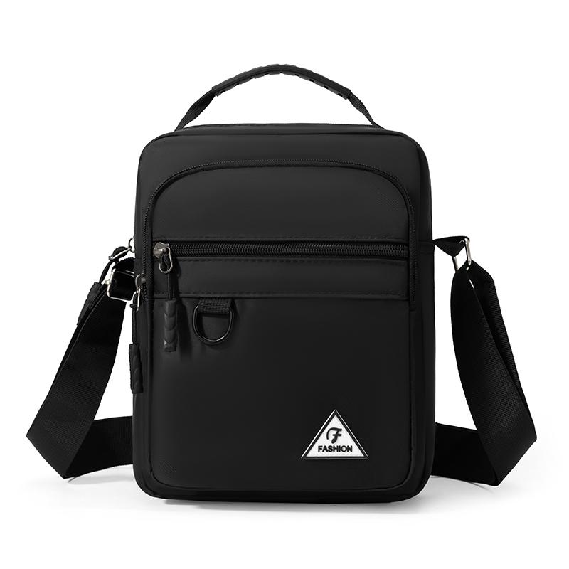 New Simple Casual Business Men Bag Water-Repellent Crossbody Bag Fashion Trendy Shoulder Bag for Daily Use Travel Work