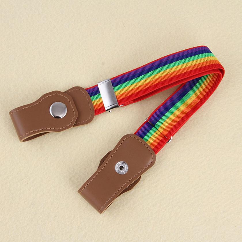 Nuova Cintura Elastica Senza Fibbia per Bambini Vita Senza Fibbia Cinture Elastiche per Bambini Piccoli Regolabile Cinture per Ragazzi e Ragazze per Jeans