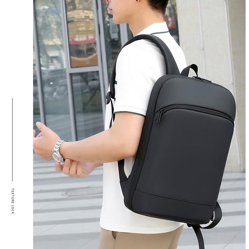 SYA-SDH Ultra-Thin Expandable Water-Resistant Business Laptop Backpack