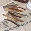 Elegant Acetate Hair Clip for Women - Versatile Styling for Flyaways, Bangs, and Ponytails