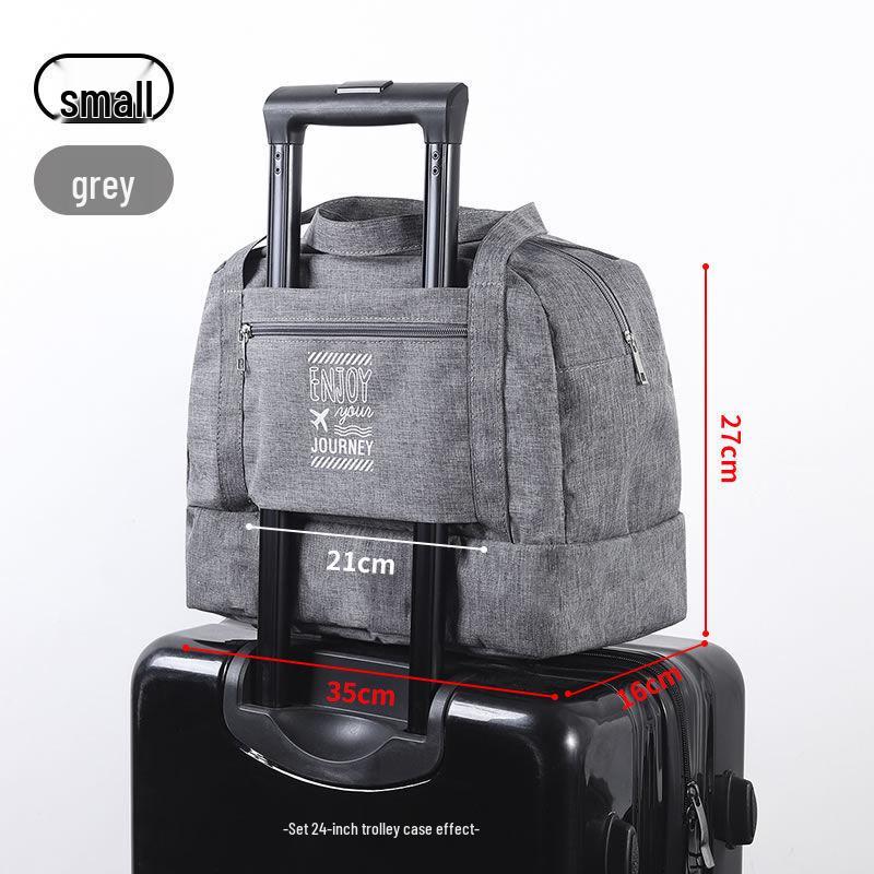 Trolley Sleeve Travel Bag: Portable, Waterproof, Unisex, Wet/Dry Separation, Fitness Equipment Wash Bag