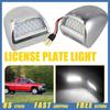 For 1999-13 GMC Sierra 1500 2500 3500 Chrome Bezel White LED License Plate Light
