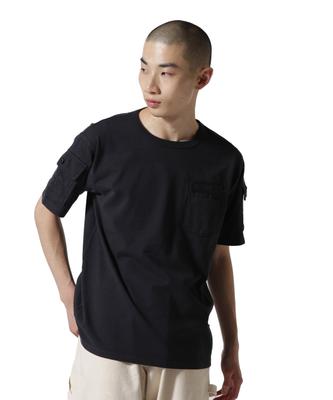 GARMENT DYE FATIGUE T-SHIRT(WEB&DEPOT Exclusive) XL 010 Black 783-3934026