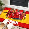 1PC Rug Spain Flag Map Art Carpet, Chair Rug,Area Rug for Office Bedroom Living Rooms Bedroom, Doormat Decor Christmas Fan Gifts