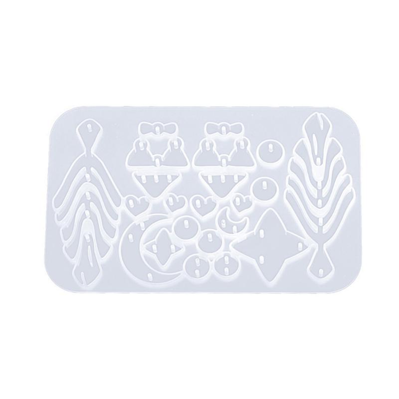 Food Safe Silicone Star Moon Pendant Mold Sturdy Silicone Accessories Mold For Handmade Earrings And Necklaces