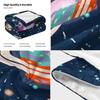 Stylish Space Throw Blanket Lightweight Flannel Throw Classic Space Soft Comfy Plush Blanket For Home Decor Perfect Sofa Office