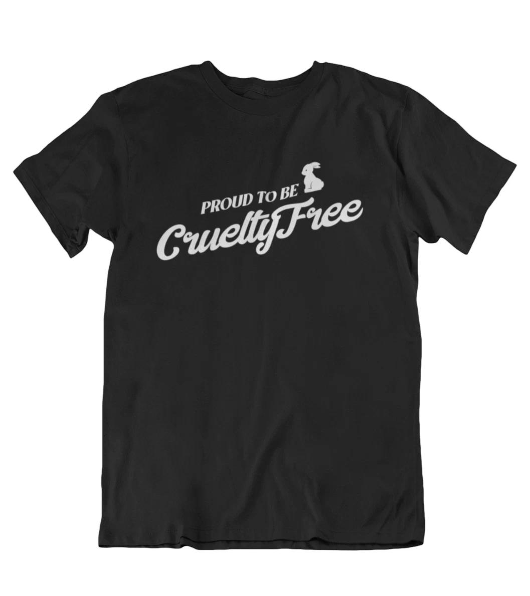 Proud to be Cruelty Free Shirt Bunny Vegan Retro Animal Rights Lover Gift Idea 3XL