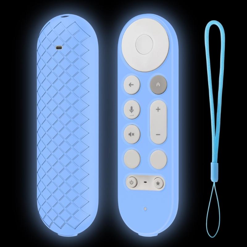 AntiDust Remote Sleeve Soft Silicone Protector Case for TV Streamer 4K 2024 Remote Ergonomic Silicone Remote Protector