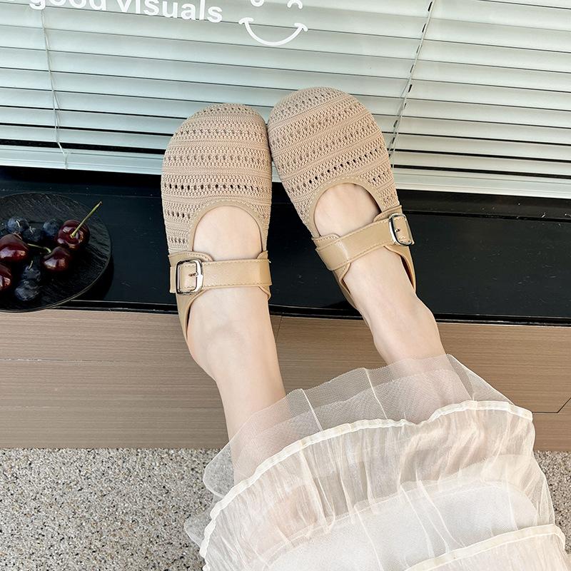 Thick-bottomed Half-slippers Women's 2025 Summer New Fashionable Versatile and Comfortable Outer Wear Light and One-footed Cool Slippers