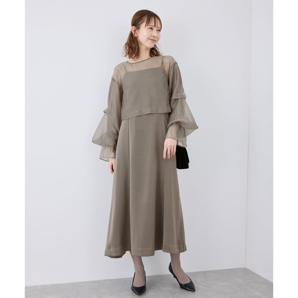 Dress For set cami DRESS for black [ROPE PICNIC] [Mon E'toile] weddings/blouse women, (01)