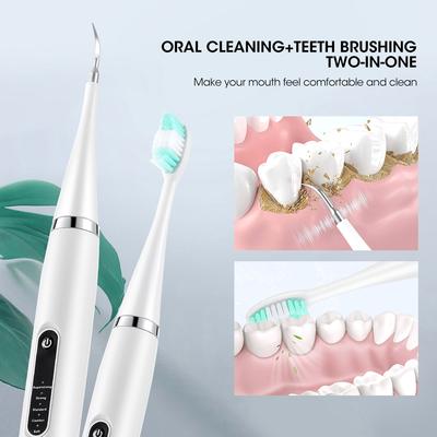Electric Teeth Cleaner Household Dental Scaler Tooth Whitening and Cleaning Device IPX6 Waterproof Tartar Remove Fresh Breath Or