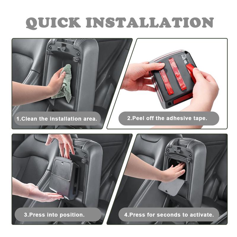 Armrest Hidden Box Tray for Kia Sportage 2023-2025 2026 NQ5 Center Console Secret Organizer Interior Storage Box Car Accessories
