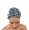 Classic Turban with Rose Mussa 022 Cotton Muslin Comfort and Style