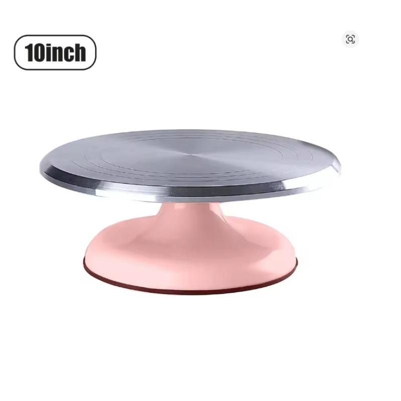 

Поворотный столик для торта Столик для сборки торта Бытовые инструменты для выпечки Сделай сам Нескользящая поверхность 10/12 дюймов Столик-подставка для сборки цветов