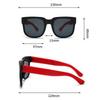 3PCS Foldable Pocket Sunglasses for Kids Boys Girls Outdoor Travel Goggle Shades Eyewear Square Frame UV Protection Sun Glasses