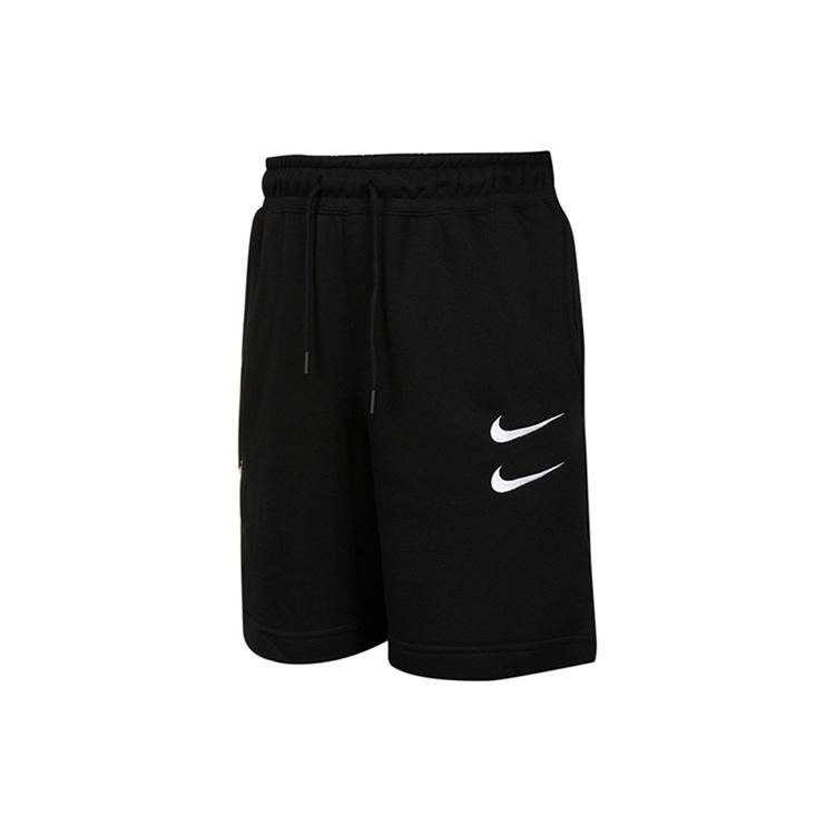 Nike Swoosh French Terry Short Alphabet Printing Casual Sports Shorts Black Men s DB4958-010 M
