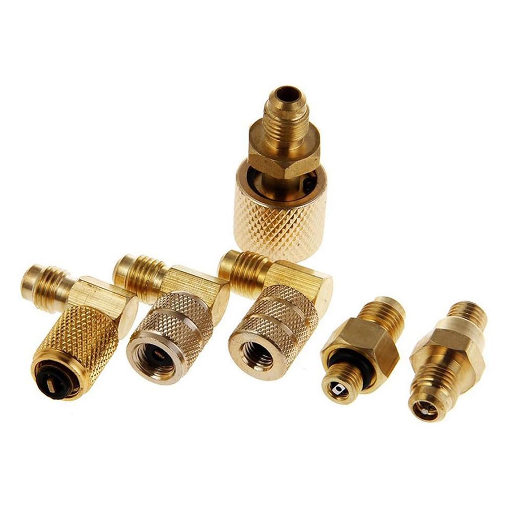 Convenient 90-Degree Adapter R134A R12 Car Air Conditioner Refrigeration Converting Adapter Perfect for Better Cooling