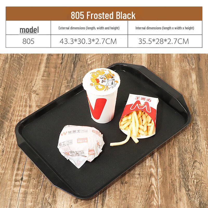 Commercial Anti-slip Melamine Serving Tray