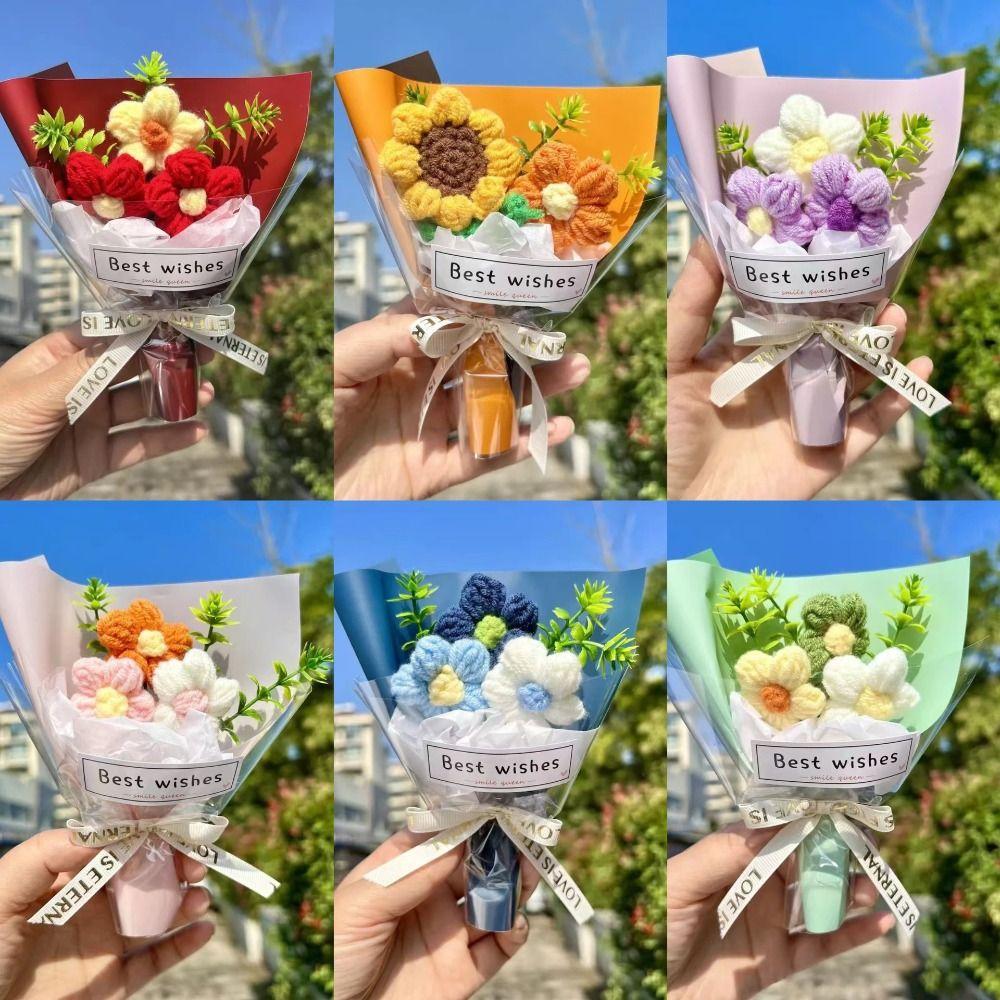 Cartoon Flower DIY Bouquet Bouquet Decoration Mini Flower Bouquet Toy  Valentine'S Day