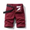 Summer Men Cargo Shorts With Water Wash Cotton Fabric For Teen Casual Wear