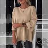 Autumn 2025 European & American Women's Versatile Round Neck Casual Top