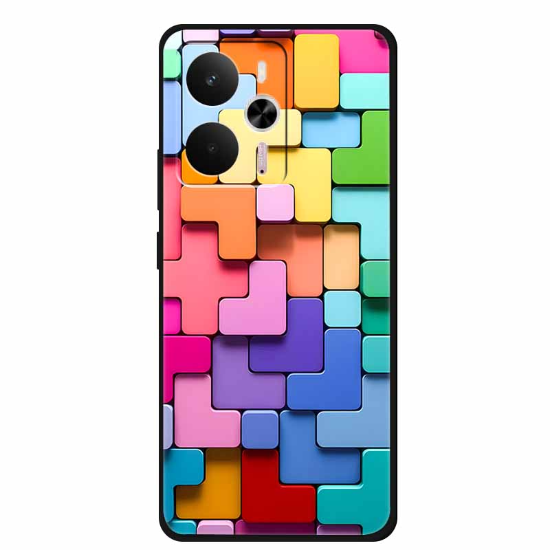 For Realme 14 5G Case Cute Cartoon Silicone Back Cover Cases for Realme 14 5G Global Soft TPU Case 6.67'' Realme14 5G Shells New